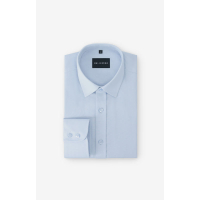 Koszula biznesowa męska niebieska PW