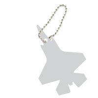 Brelok odblaskowy miękki samolot PW